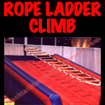 inflatable rope ladder climb