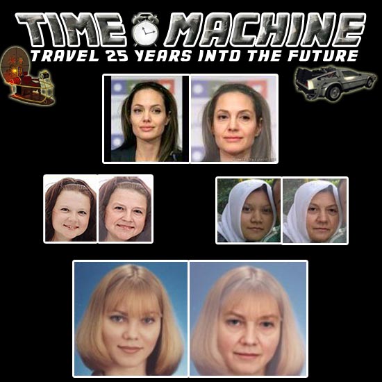 time machine age progression photo package