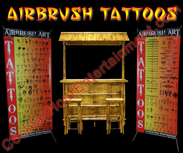 Bat Mitzvah Airbrush Tattoos
